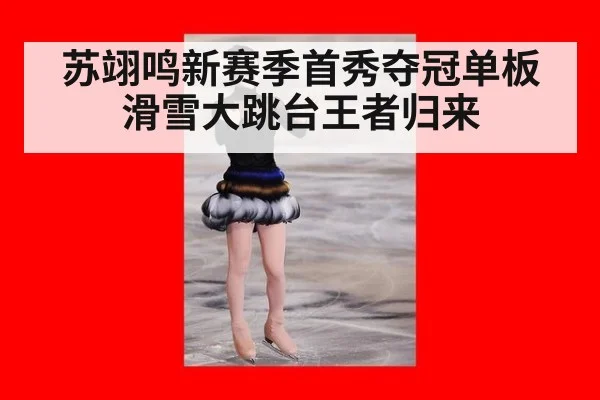 苏翊鸣新赛季首秀夺冠单板滑雪大跳台王者归来